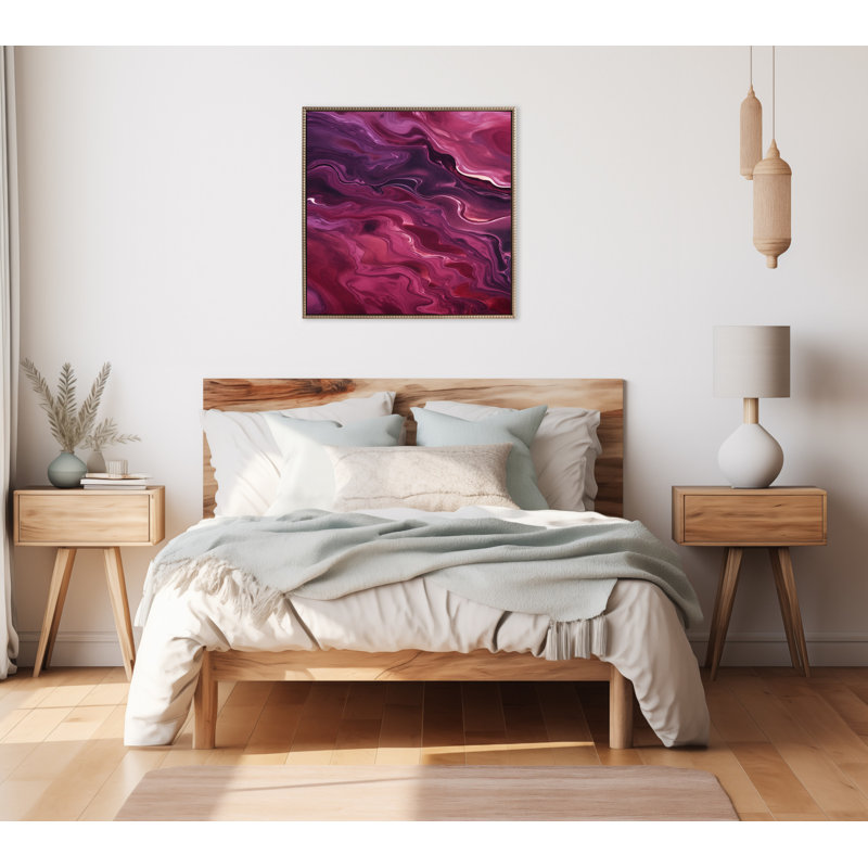 Abstract Landscape Framed Canvas Wall Art