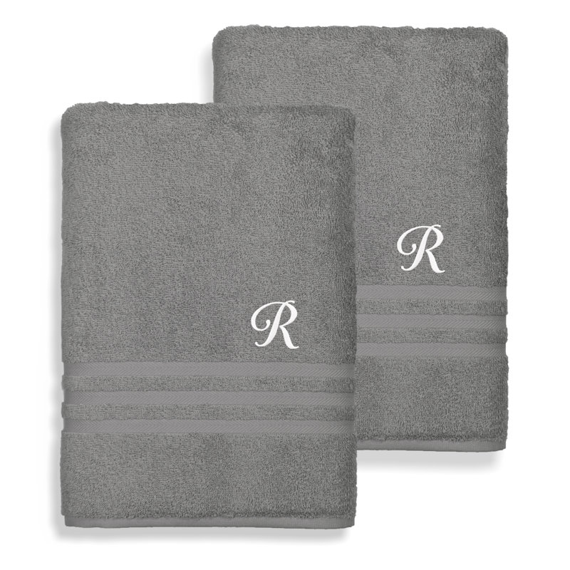 Denzi Midweight Bath Sheet, R, Dark Gray