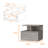 Concrete Gray Nightstand For Bedroom With 2 Shelf And Abundant Drawer Capacity Ample Storage Daily Needs-1297593714