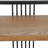 Lauxel 4 Tier Metal Framed Wood Shelf