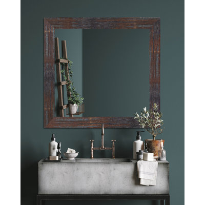 Engineered Wood Flat Wall Mirror