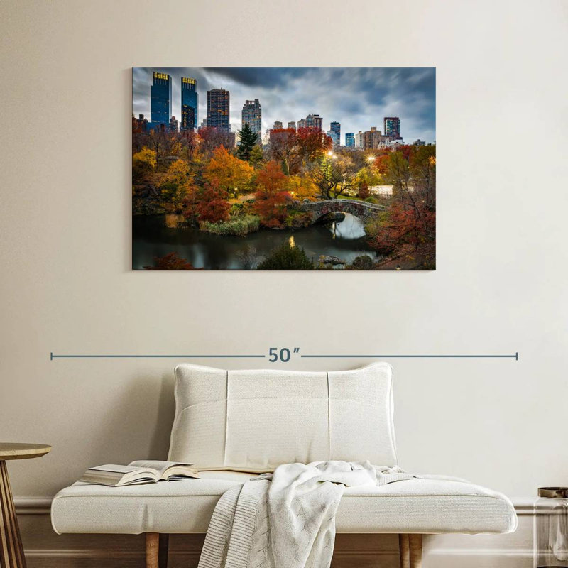 Sebbie NYC Gapstow Bridge, 26" H x 39" W