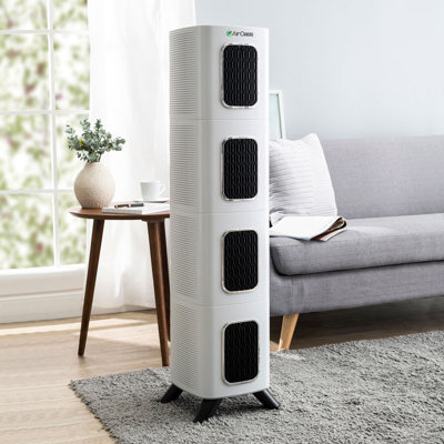 Air Oasis iAdaptAir 2.0 petit - couverture de 5 295 pieds carrés, purification 5 en 1, avec 706 pi³ / min