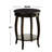 Round Accent Table With 1 Drawer And Open Storage-21488138