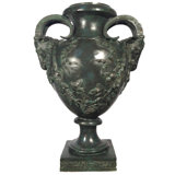 Bronze Rams Head Vessel