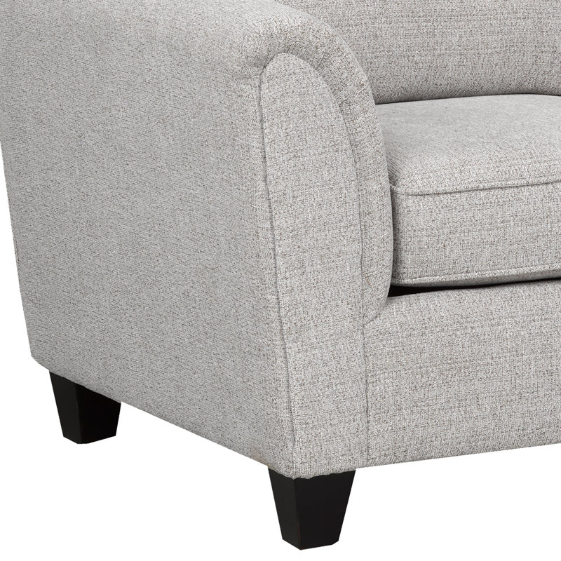 Canapé en tissu Belknap, gris, Gris, H 38 po x l 82 po x P 34 po, 3