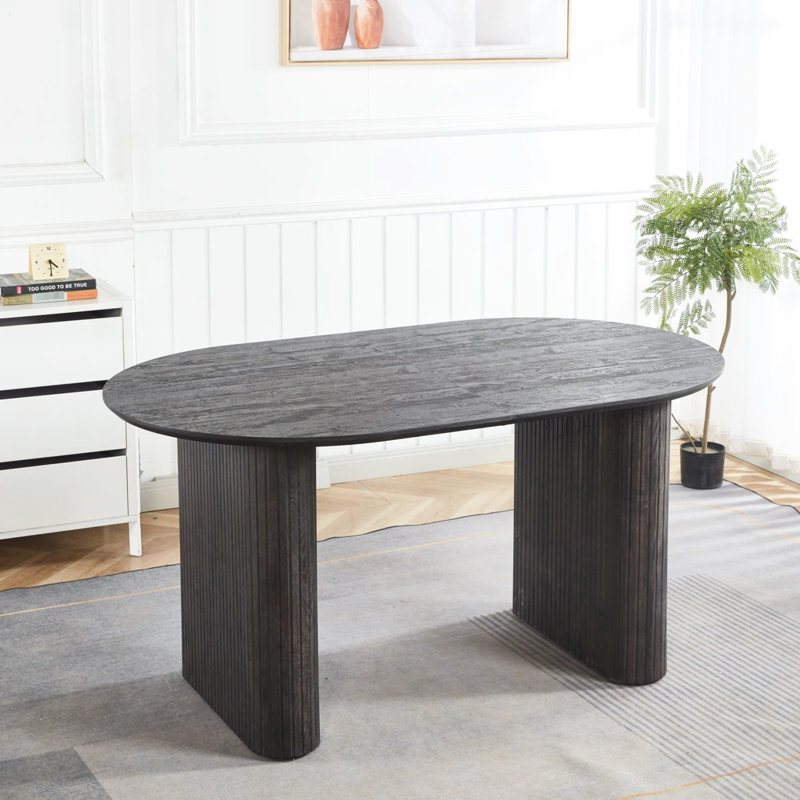 Black Extensible Coffee Table With Metal Legs, Suitable For Various Places, Simple Assembly Dining Stable And Perfect Office Room, Innovative Design Build
