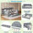 Wooden Daybed With 3 Drawers, Usb Ports And Desk-2129888649-2129888650