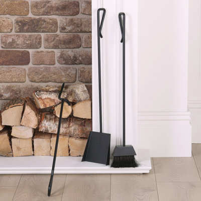 Alcia Iron Fireplace Tool Set