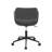 Shai 34.5'' H Faux Leather and Steel Upholstered Swivel Task Office Chair-94398523-100234512