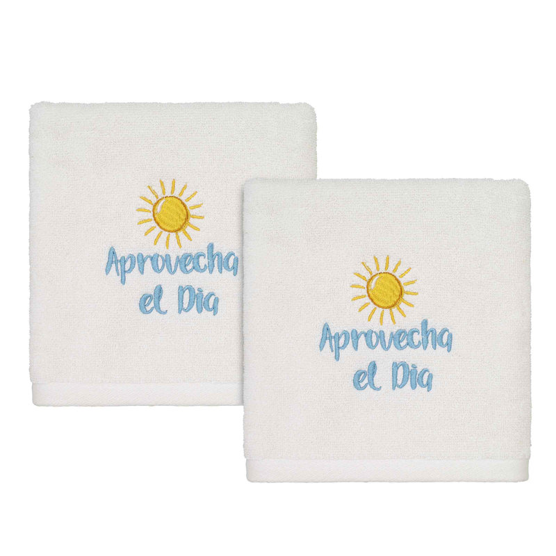 Winston Porter Seize the Day 2-Pack Hand Towel Set