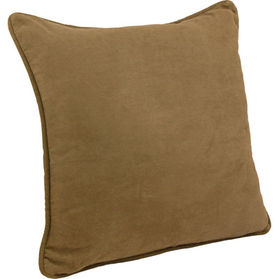 Jacquard Square Microsuede Pillow Cover & Insert