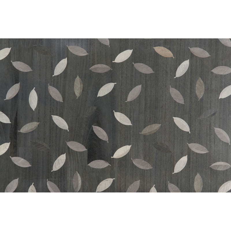 Aki 36' L x 36" W Wallpaper Roll, Ash
