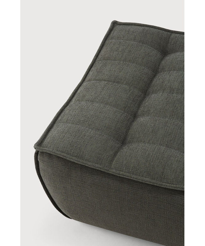 N701 Square Ottoman, Moss