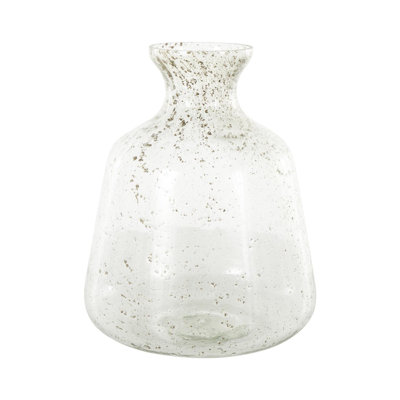 Cole And Glass Speckled Vase With Accents