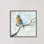 Reproduction d’art sur toile, "Little Blue Bird I" par Ken Roko-Floater frame