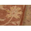 Tapis brun / beige en laine noué à la main de style oriental rectangulaire Baccio 9 pi 1 po x 11 pi 8 po