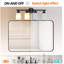Luminaire de salle de bain moderne 4 lumières avec abat-jour en verre givré blanc laiteux noir mat-129900047-129900044