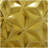 Aluminum Metal Faceted Geometric Decorative Vase-71134101-71134102