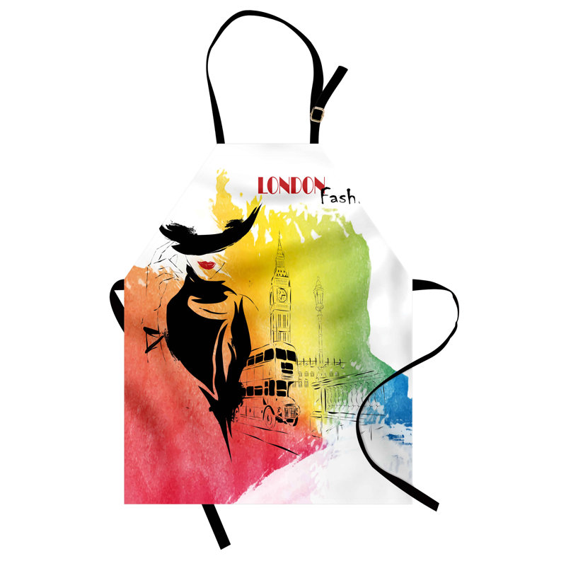No Pattern Bib Apron