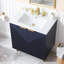 Ensemble de meuble-lavabo autoportant 30 po Modern Blue  -1048447973