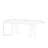 Rectangular Dining Table with Solid Wood Top