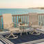 Chaise de patio d'extérieur pivotante en textilène-1809008097