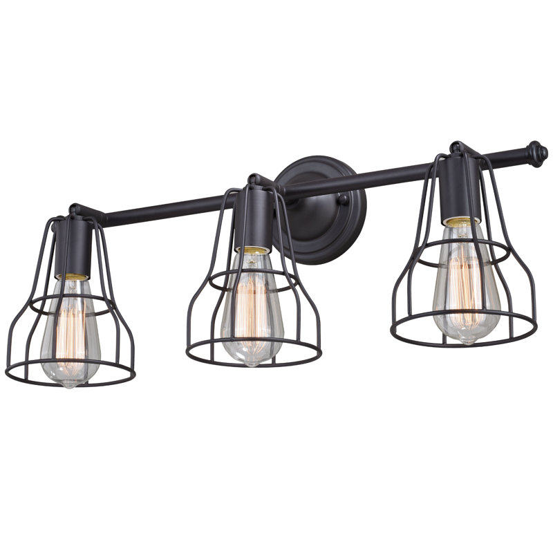 Hornsey Dimmable Oil Rubbed Bronze Vanity Light, 3