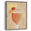 «Tropical Cocktail I», reproduction encadrée - bois massif-1508899344