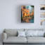 Art mural sur toile tendue - Art mural Haixia Liu «Cafe Van Gogh 2008 Arles France» pour le salon, la chambre à coucher ou le bureau - 35 x 47-1244472085