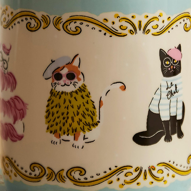 Cool Cats New Bone China Coffee Mug
