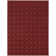 Togut Geometric Tufted Chili Red Area Rug