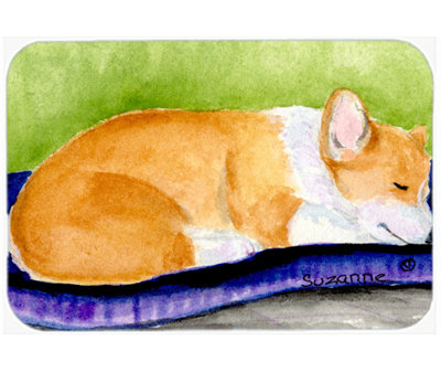 Planche à découper en verre caroline trésors corgi