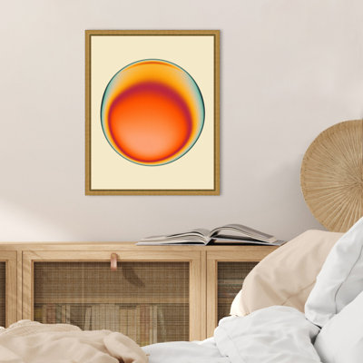 «Ectoplasm 60» par Jazzberry, reproduction d'art sur toile encadrée bleue