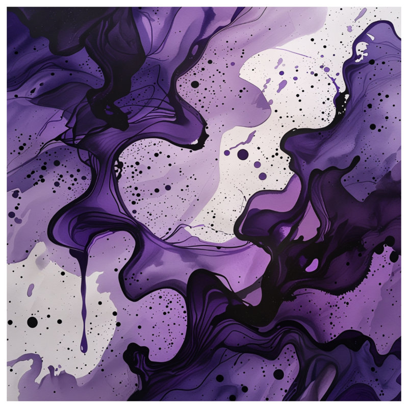 Coussin Abstract Waves, 20 x 20 inches