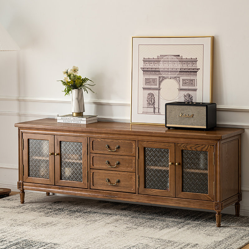 Meuble télé avec casier rétro, L 70,90 po