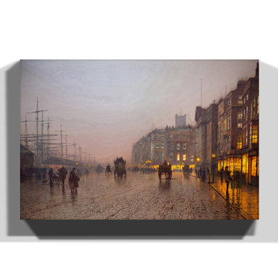 John Atkinson Grimshaw - Wrapped Canvas Painting