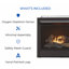 Foyer encastrable au gaz naturel sans conduit Duluth Forge - 26 000 BTU, contrôle T-Stat - Modèle # FNF300T-115177428