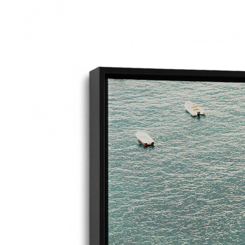 Impression sur toile Summer Escape, H 8,75 po x l 12,75 po x P 1,75 po, Cadre noir satiné, 1