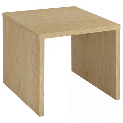 Light Oak Accent Side End Table