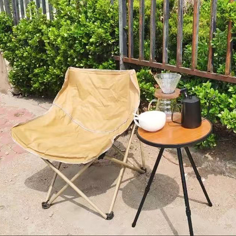 Table de camping pliante et ronde pour enfants
