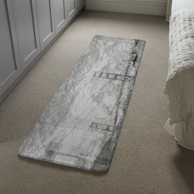 Runner Mantooth Shag 68cm X 235cm Area Rug