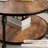 Coffee Table Round Rustic Center Table With Storage Shelf Wood Circle-106845502-112123446