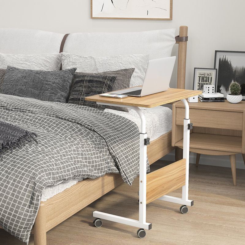 Chariot réglable pour ordinateur portable, Chêne, H 35,4 po x l 23,6 po x P 15,7 po