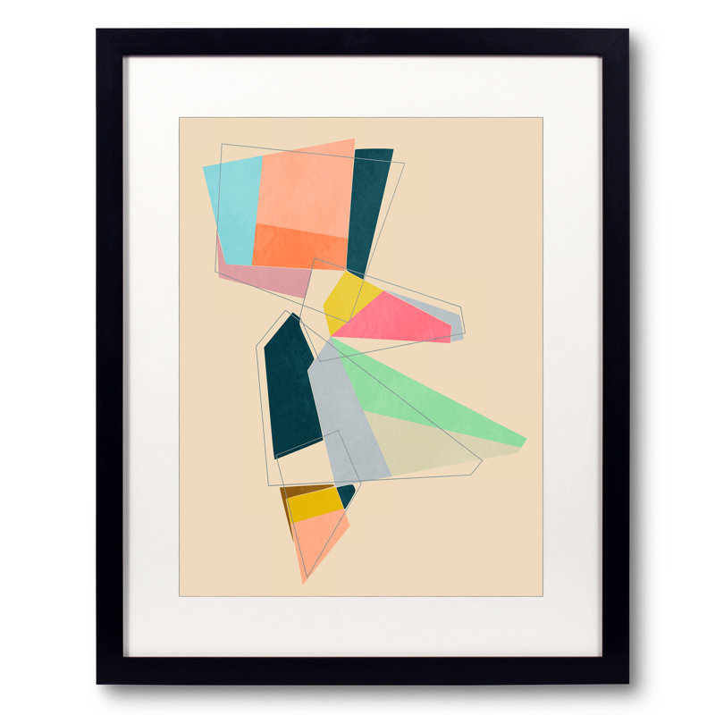 In Balance Print by Angel Estevez, Black Framed Paper, 21.25" H x 17.25" W