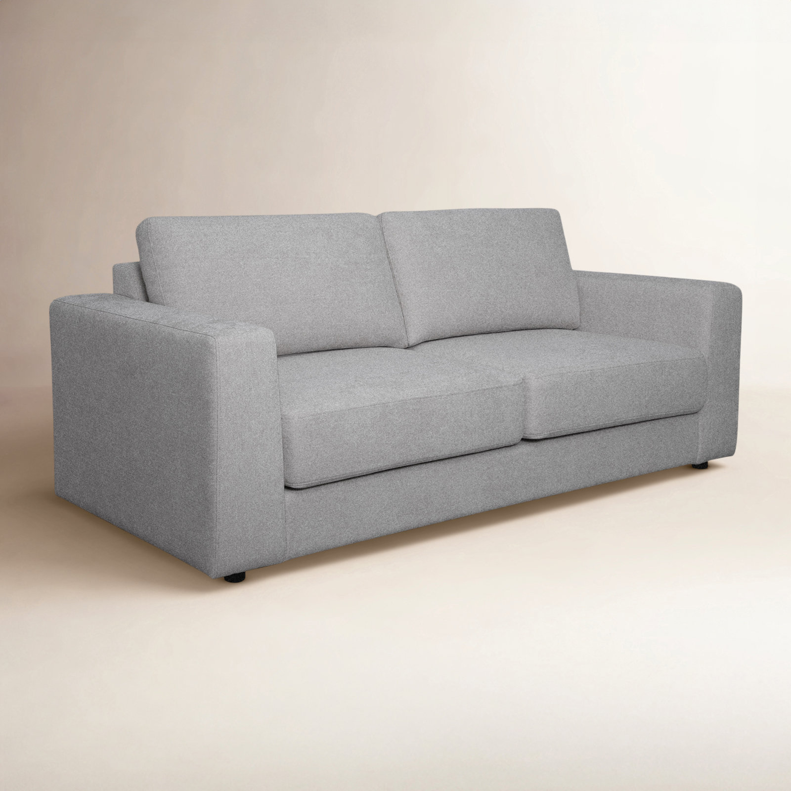 85'' Upholstered Sofa, Gray 100% Polyester