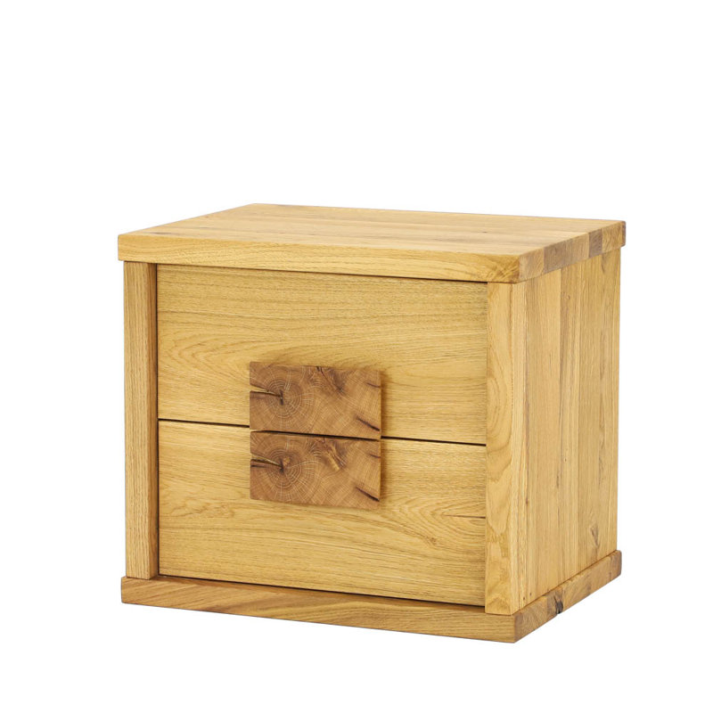 Lycee 46cm W Solid Wood Bedside Table