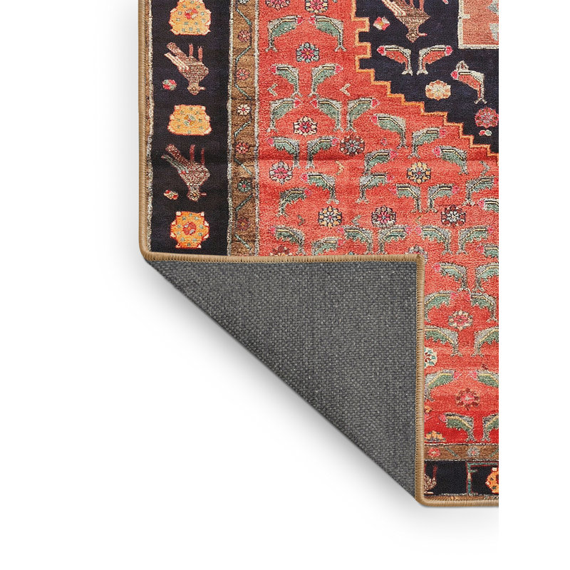 Tapis orange Hallow, Rectangle 7 pi x 9 pi