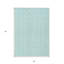Tapis intérieur lavable extérieur turquoise et beige 5 pi x 8 pi Ogee
