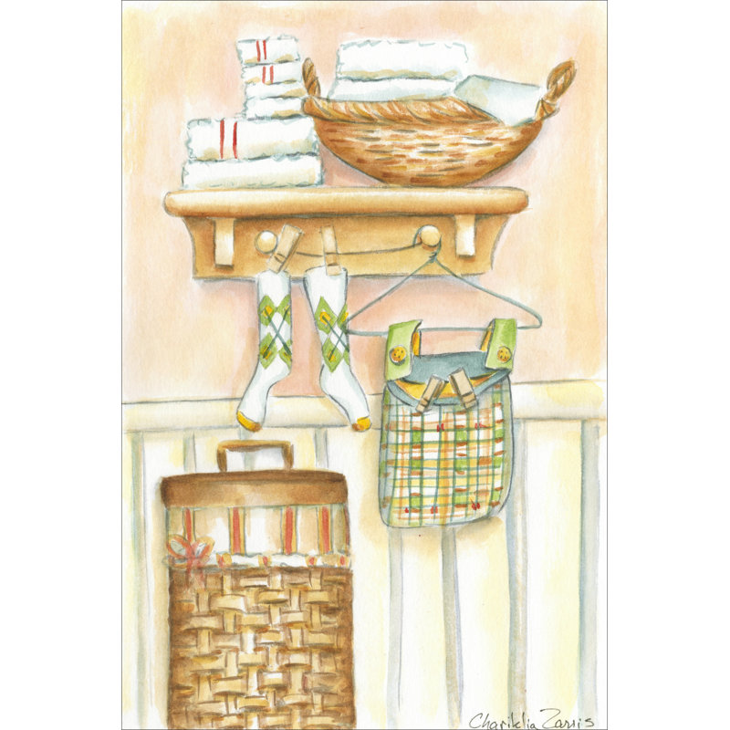 Laundry Day I (PT), H 36 po x l 24 po x P 1 po